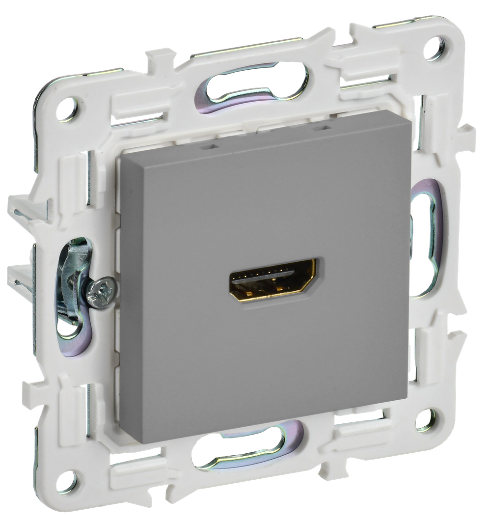 SKANDY Розетка HDMI SK-H01Gr серый IEK