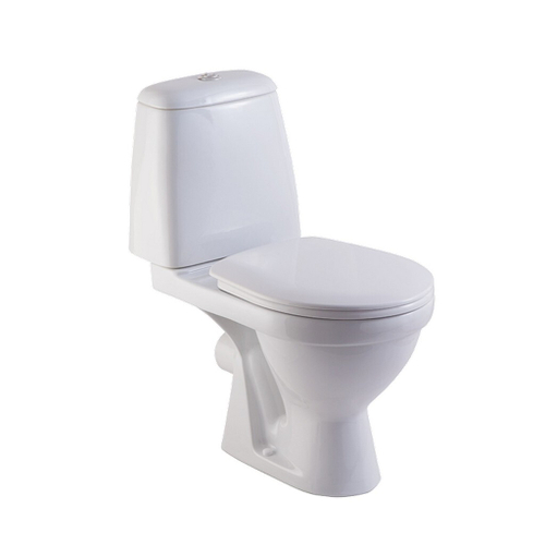 Унитаз-компакт "Премьер-ЛЮКС" (гориз, нижн, сид.полип. м/лифт, 2-кн.арм.) (Rosa)