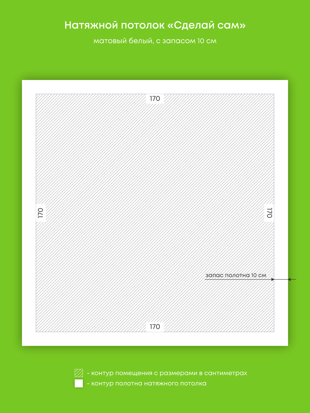 Натяжные потолки 14.3 м2, 2.9 м2