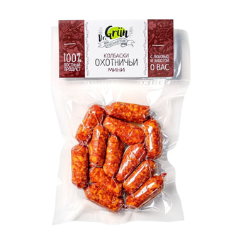 Колбаски Охотничьи мини Dr. Grun, 150 г