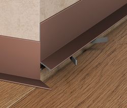 Щелевой плинтус Pro Design Mini L 601 коньяк, 2700x15,5x35 мм