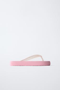 ZARA ШЛЕПАНЦЫ CAPIBARA CAPYFUN ©, РОЗОВЫЙ