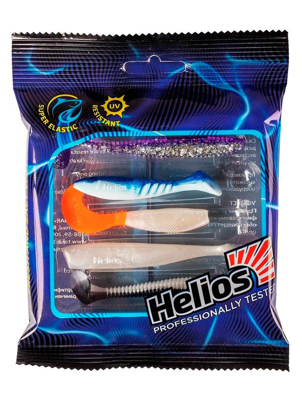 Набор приманок Helios на щуку. Озеро 5шт/упак SET#1 (HS-PL-SET1)