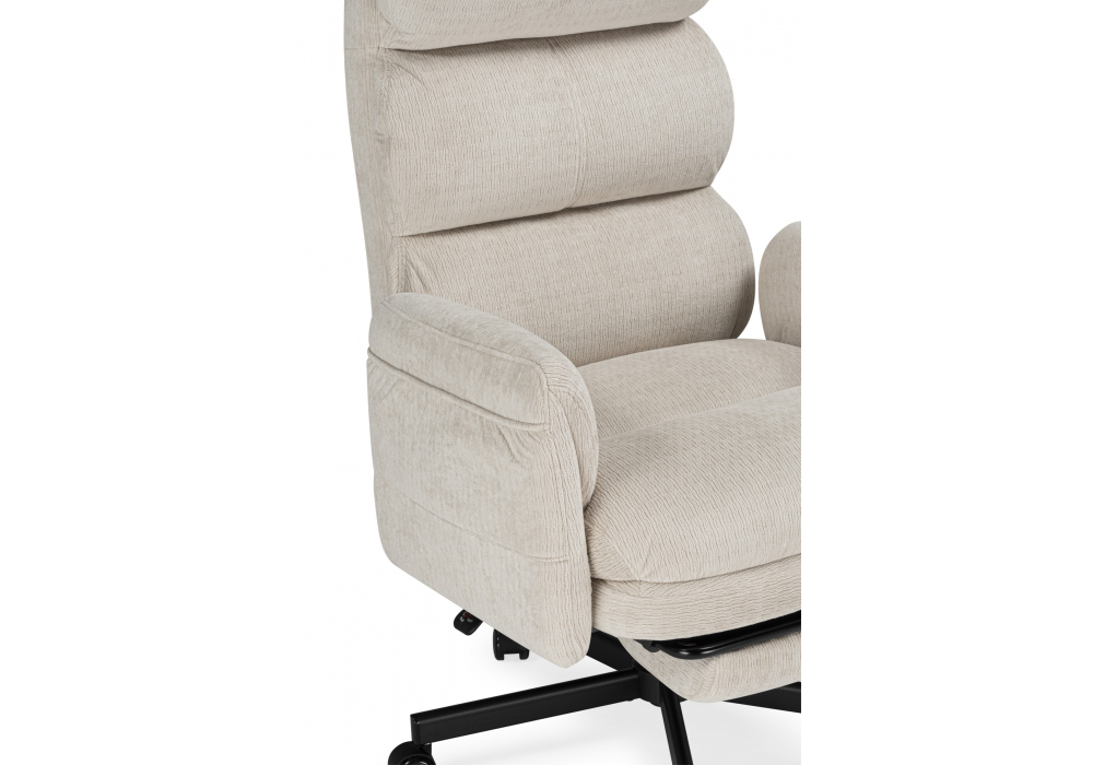 Офисное кресло Woodville Restore бежевый, черный