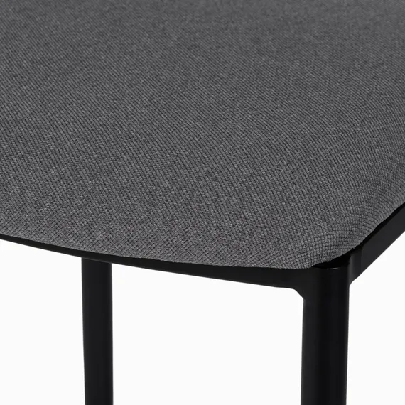 Полубарный стул Grap, тёмно-серая водоотталкивающая обивка