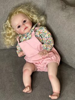 Кукла Реборн мягконабивная 60см в пакете (FA-026)