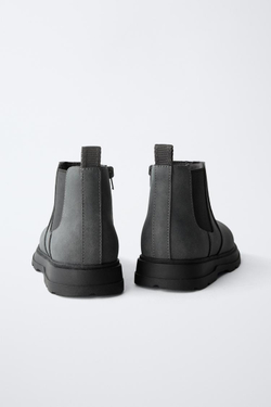 ZARA БОТИНКИ ЧЕЛСИ, СЕРЫЙ