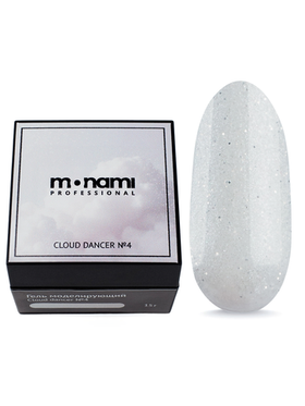 Monami Cloud Dancer Gel - Гель моделирующий молочный с шиммером 04, 15 гр