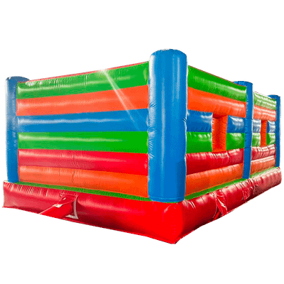 Коммерческий надувной батут “Городок” 6*3,5*2,3м