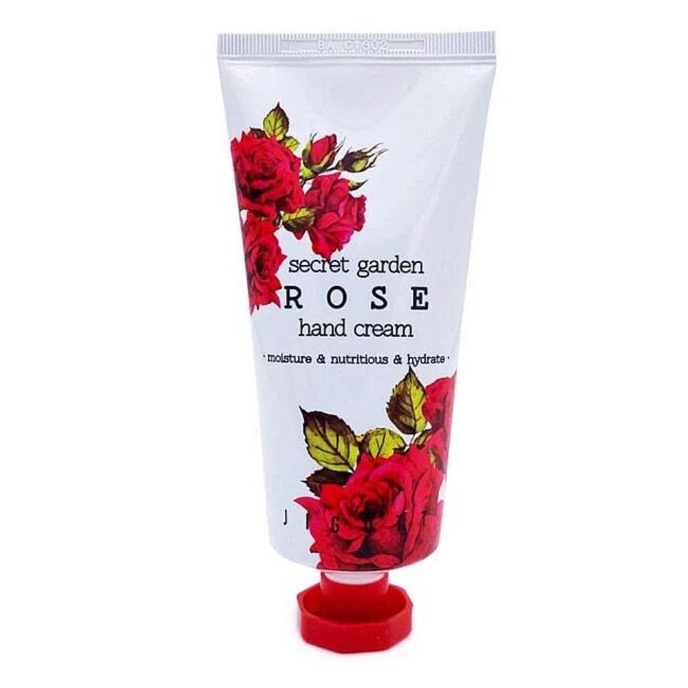 Крем для рук с экстрактом розы Jigott Secret Garden Hand Cream