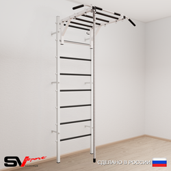 Шведская стенка Sv Sport усиленная 629 (Турник рукоход/Канат)