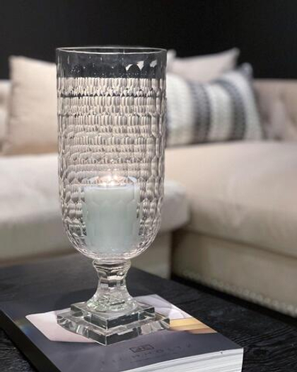 Ваза на ножке с орнаментом 37 см