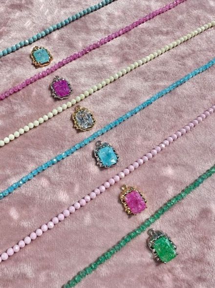 Подвеска с голубым кристаллом 16,2х12,7мм (эффект битого стекла)