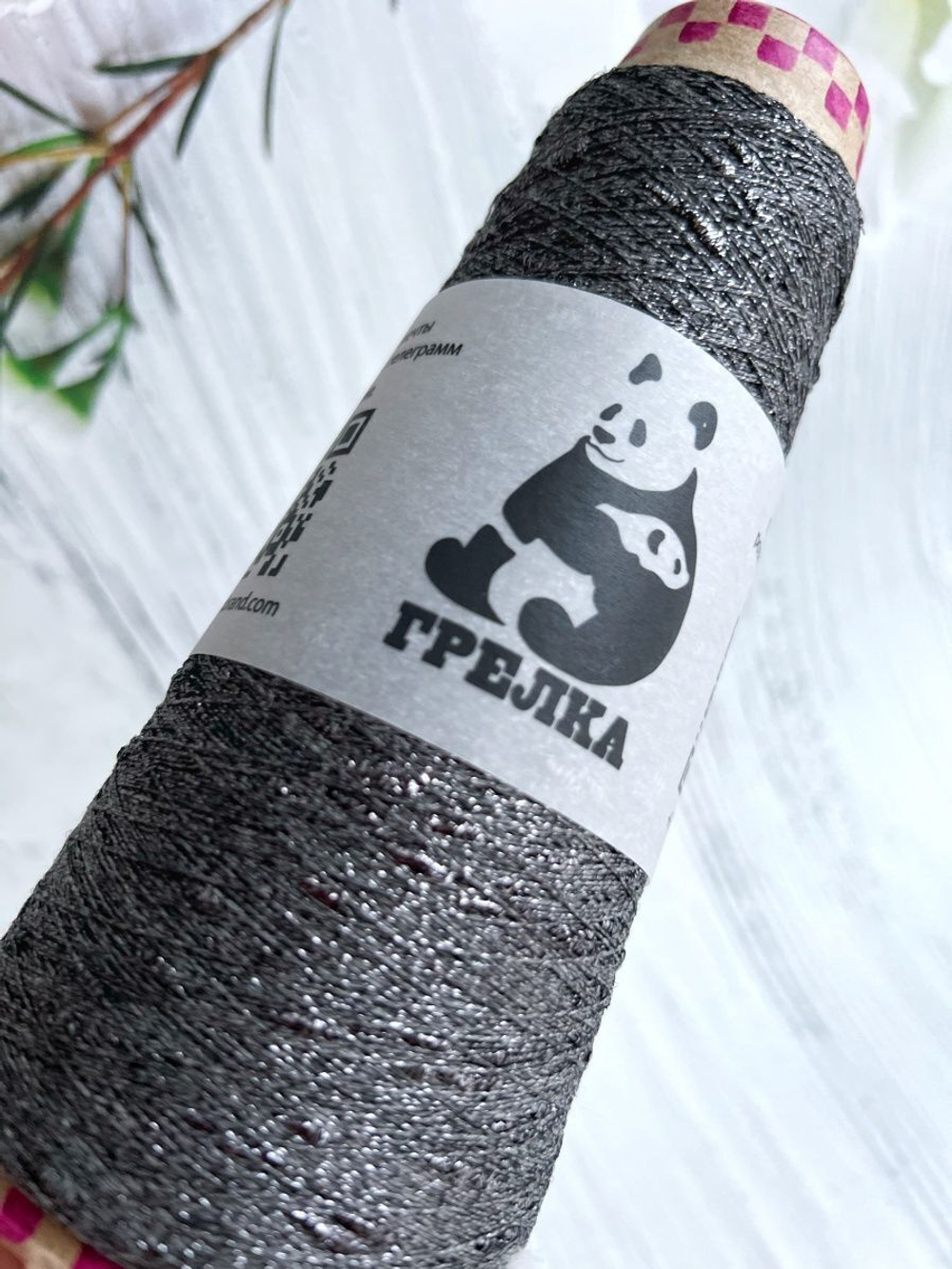 Трикотажная пряжа с люрексом Люмия