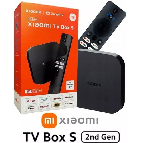 Медиаплеер/ТВ-приставка  Xiaomi TV Box S 2 Gen, EU,, черный (MDZ-28-AA)