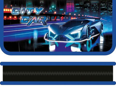 Пенал 1 секц. средний 190/90 "City car 2025" (Пчелка)