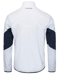 Детская теннисная толстовка Head Club 22 Jacket - White