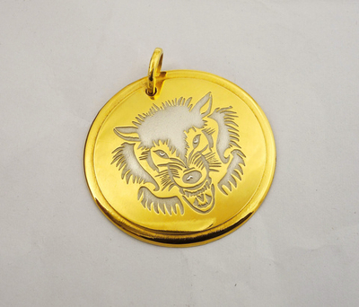 Медальон "Волк" № 4. Златоуст