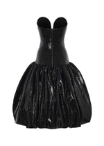 Платье миди корсетного типа из пайеток