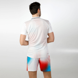 Мужское теннисное поло adidas Melbourne Polo Men - White, Multicoloured