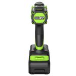 Дрель-шуруповерт акк. Greenworks DD560, 24V, б/щет, 30/60 Нм,13мм, Anti-kickback,1х4Ач,ЗУ,кор (3708407CUB)