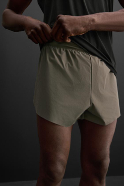 ZARA КОРОТКИЕ ШОРТЫ ДЛЯ БЕГА, СЕРО-КОРИЧНЕВЫЙ