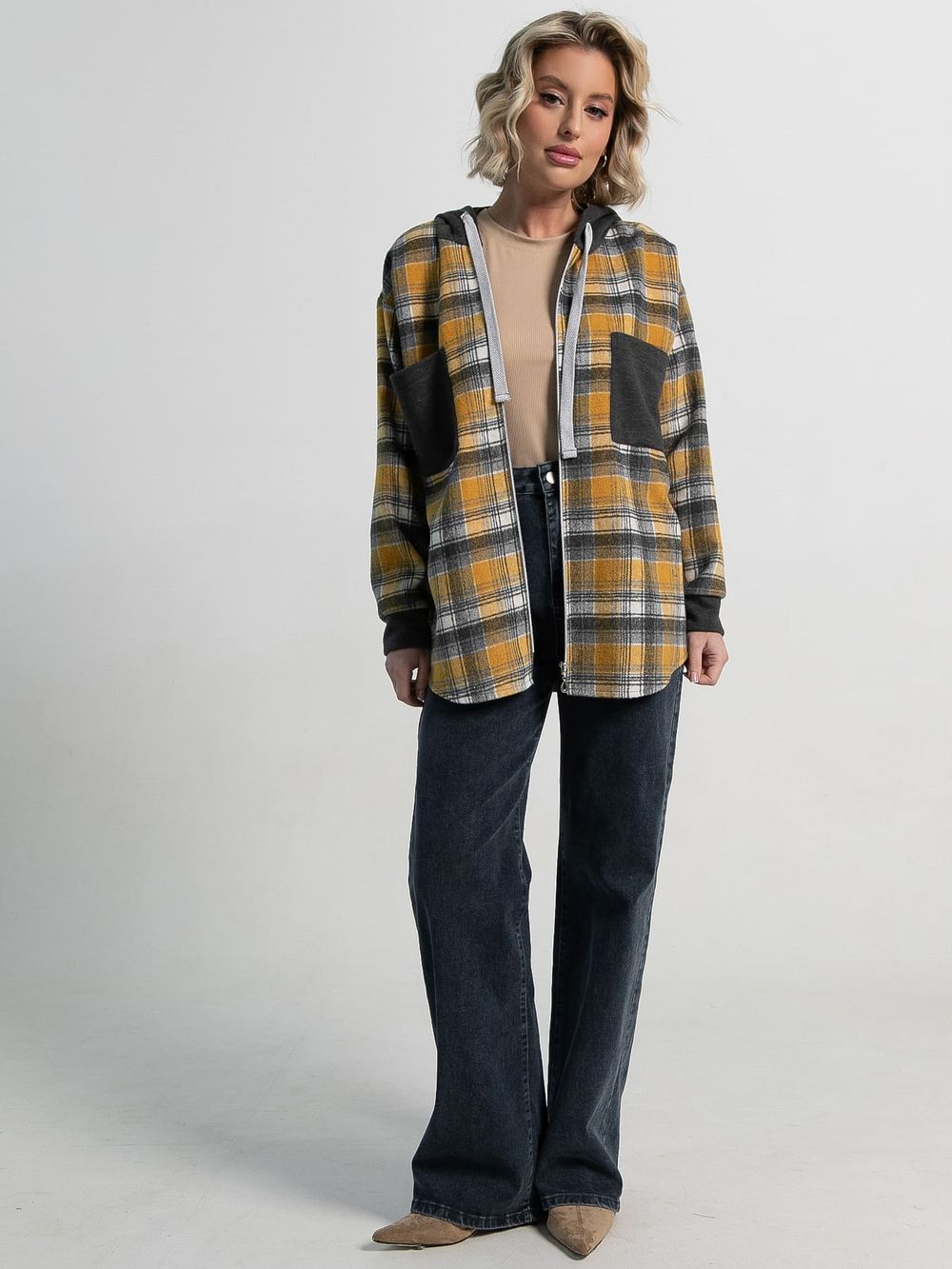 Рубашка Больше чем стиль НЬЮ (желтая) Б15127-50М LT Collection