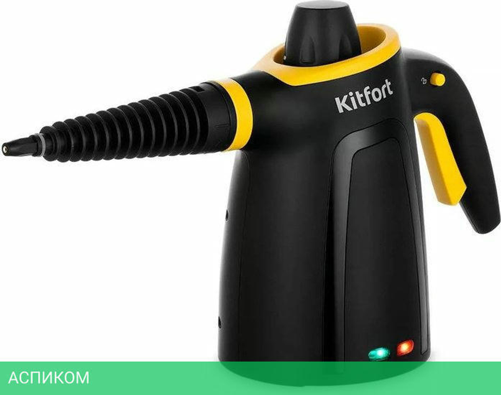 Пароочиститель Kitfort KT-9170-3 черный/желтый