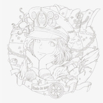 Victorian Fantasy Encyclopedia Kuroi Mori. Coloring book