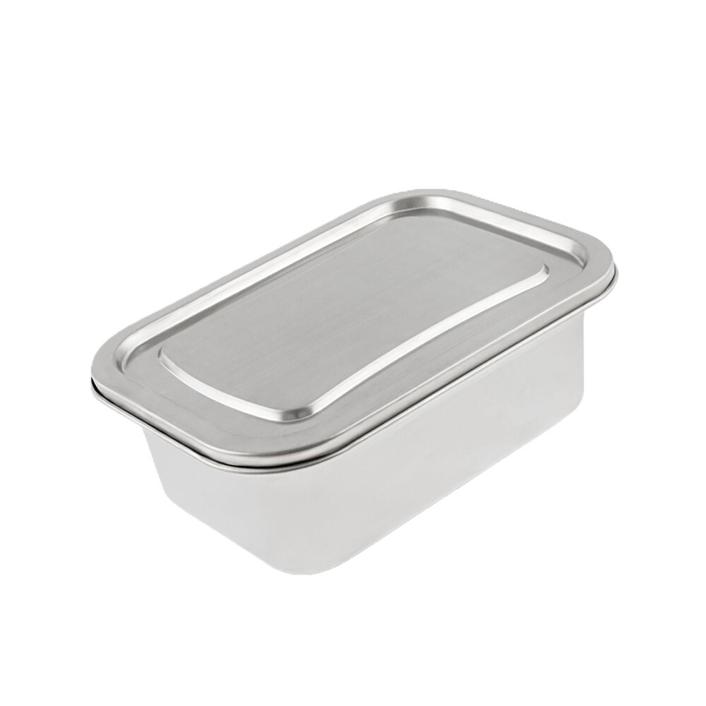 Контейнер пищевой Jolly Kitchen с крышкой, нержавеющая сталь, 28,5x20x9,5 (3 литра)