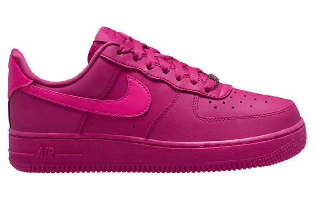 Кроссовки Nike Air Force 1 "Fireberry" (Женская размерная сетка)