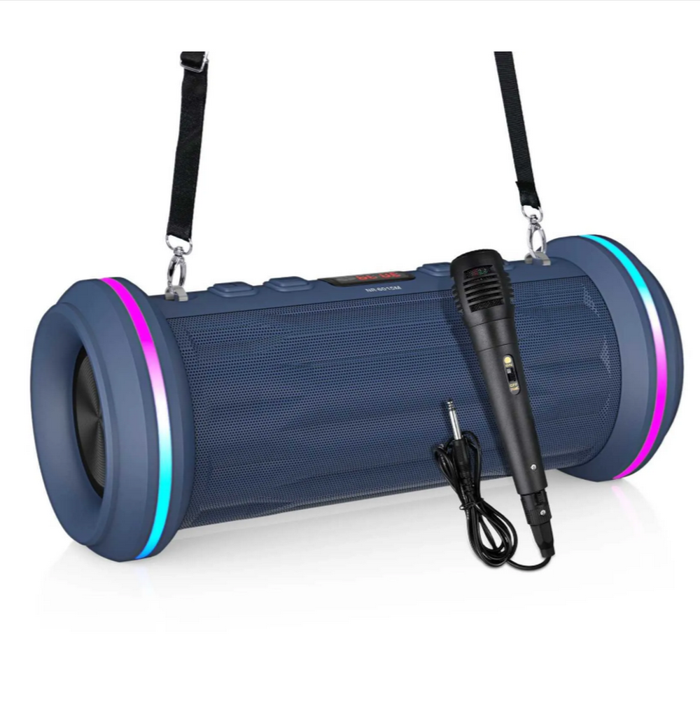 Беспроводная колонка с FM радио Караоке NewRixing NR-6015M