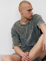 Футболка garment dyed (хаки)