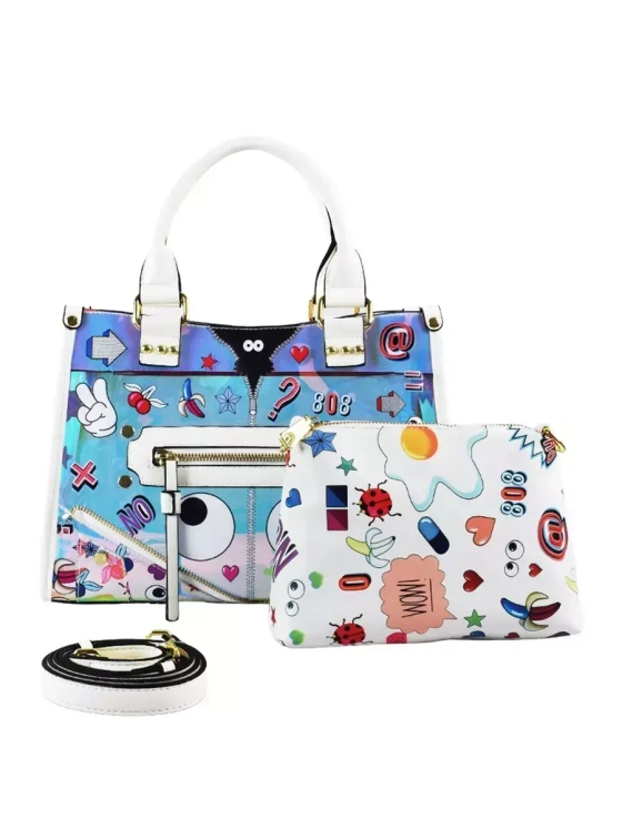 Сумка 2 в 1 большая тоут биркин для подростка на плечо