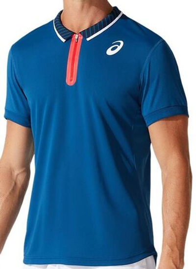 Теннисное поло Asics Match M Polo Shirt - Blue