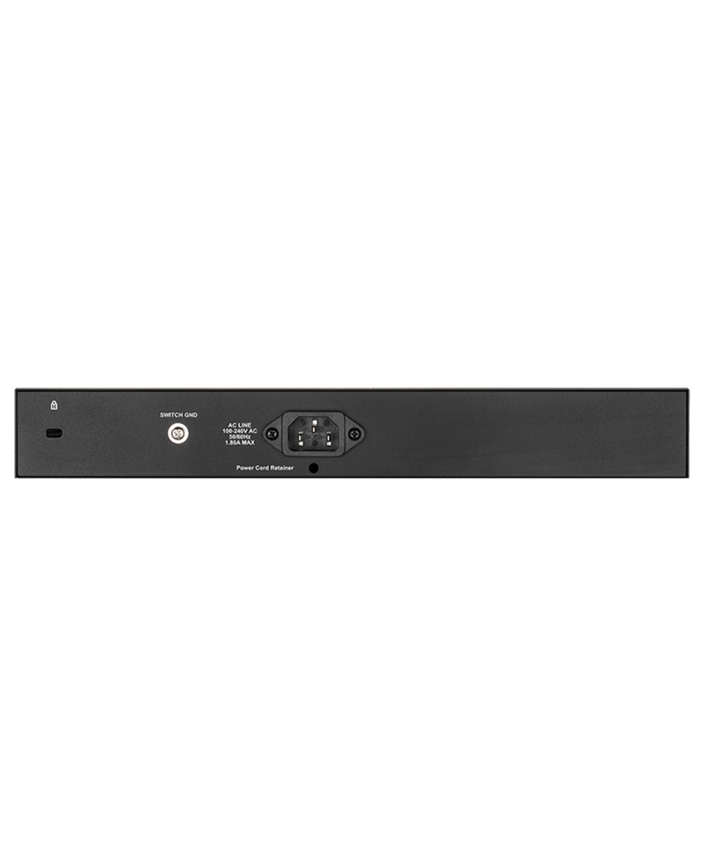 D-Link PROJ Smart L2 Switch 8х1000Base-T PoE, 2х1000Base-X SFP, PoE Budget 130W, Compact CLI
