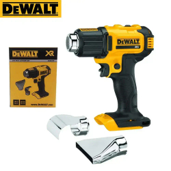 Тепловая пушка DEWALT DCE530, 20 В, литиевая батарея, промышленная электрическая тепловая пушка с регулируемой температурой и двойными насадками