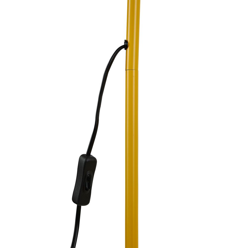 UML-T701 E27 YELLOW Торшер напольный под лампу Е27. 60W. с регулировкой наклона. Механический выключатель. Желтый. ТМ Uniel