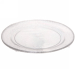 Тарелка одноразовая 23 см «Блестки серебро» в наборе 3шт