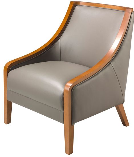 Кресло 5126/A825-T541029 серое кожаное Испания 