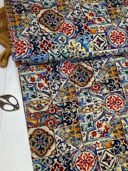 МОЗАИКА КАРАМЕЛЬ 100% хлопок Handmade Fabrics 3
