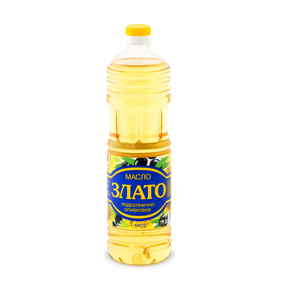 Подсолнечное масло "Злато", 1 л