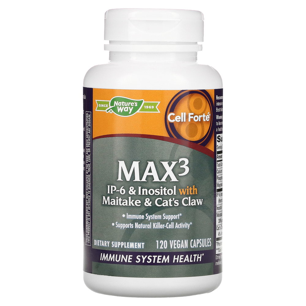 Nature's Way, Cell Forté MAX3, 120 веганских капсул