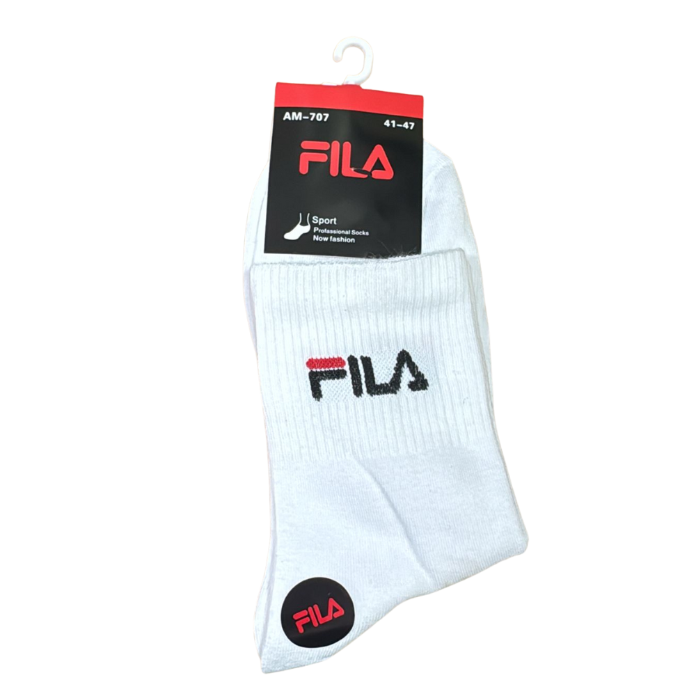 Носки мужские длинные тонкие Fila
