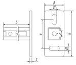 Консоль вертикальная ТМС Rail MC2 - 30/30/2 - 400 мм