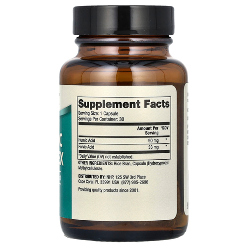 Dr. Mercola, комплекс гуминовых и фульвовых кислот, 30 капсул