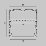 Профиль Led Strip ALM-5050-S-2M