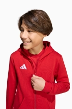 Кофта adidas Entrada 26 Sweat Full-Zip Junior - красный