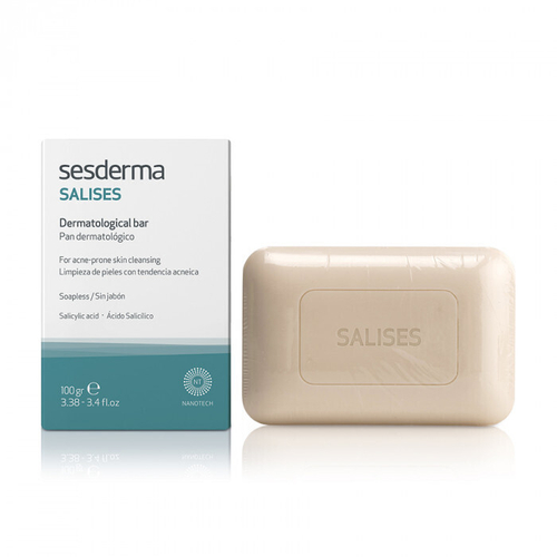 Sesderma SALISES Facial/body Dermatological Bar - Мыло дерматологическое для лица и тела, 100 гр