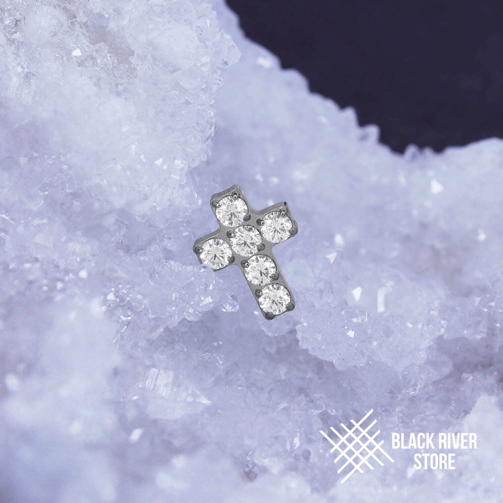 Big Diamond Cross Crystal